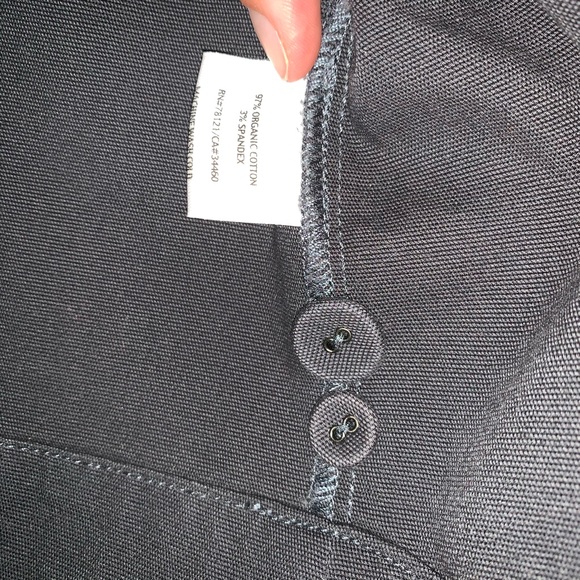 Eileen Fischer Button Up Blazer, PS Charcoal Grey - Picture 6 of 15